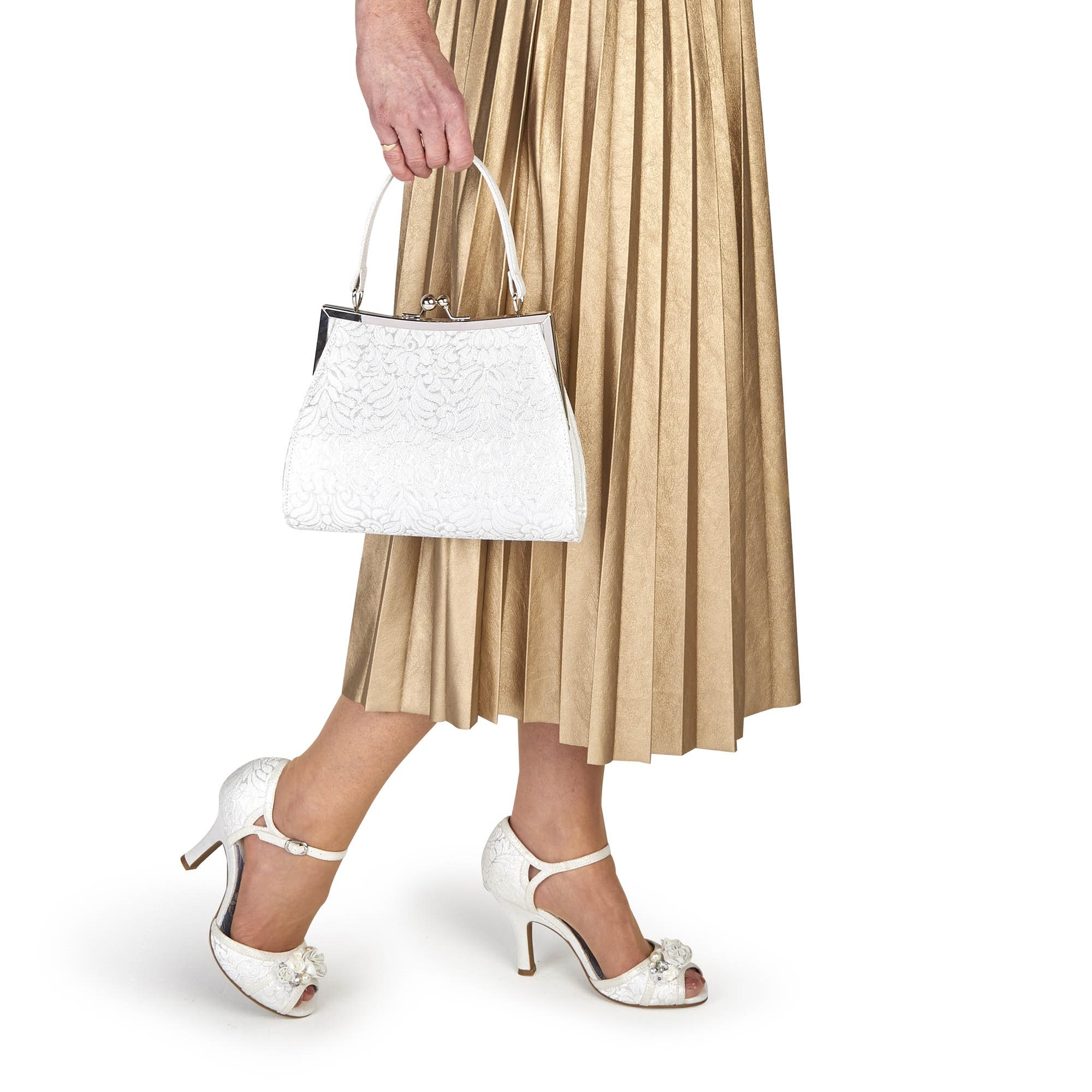 ruby shoo rose gold